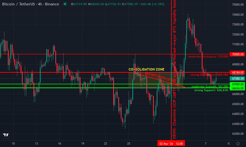 Bitcoin Technical Chart by Jared Whitmore