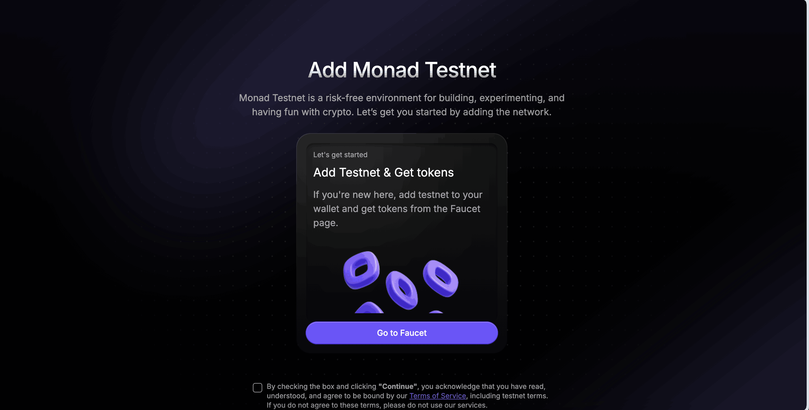ParallelFi DeFi protocol interface on Monad blockchain