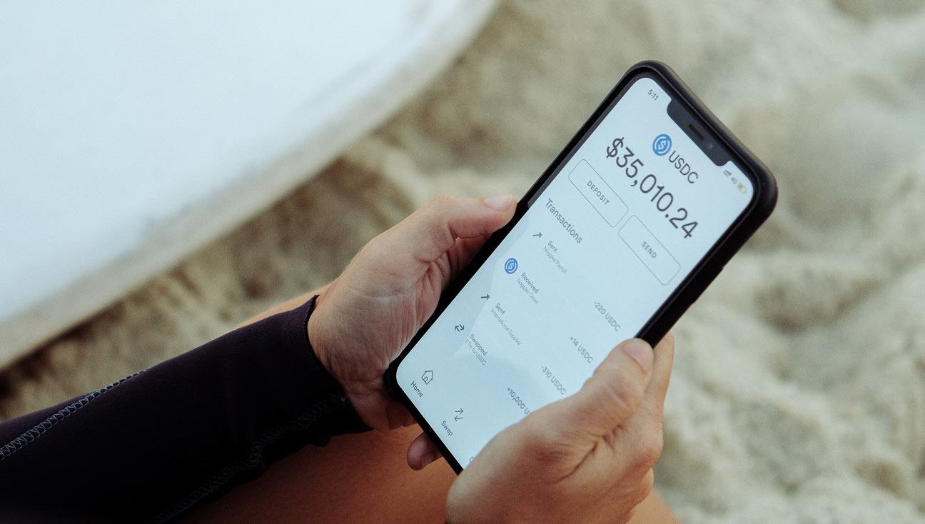 USDC stablecoin instant payments