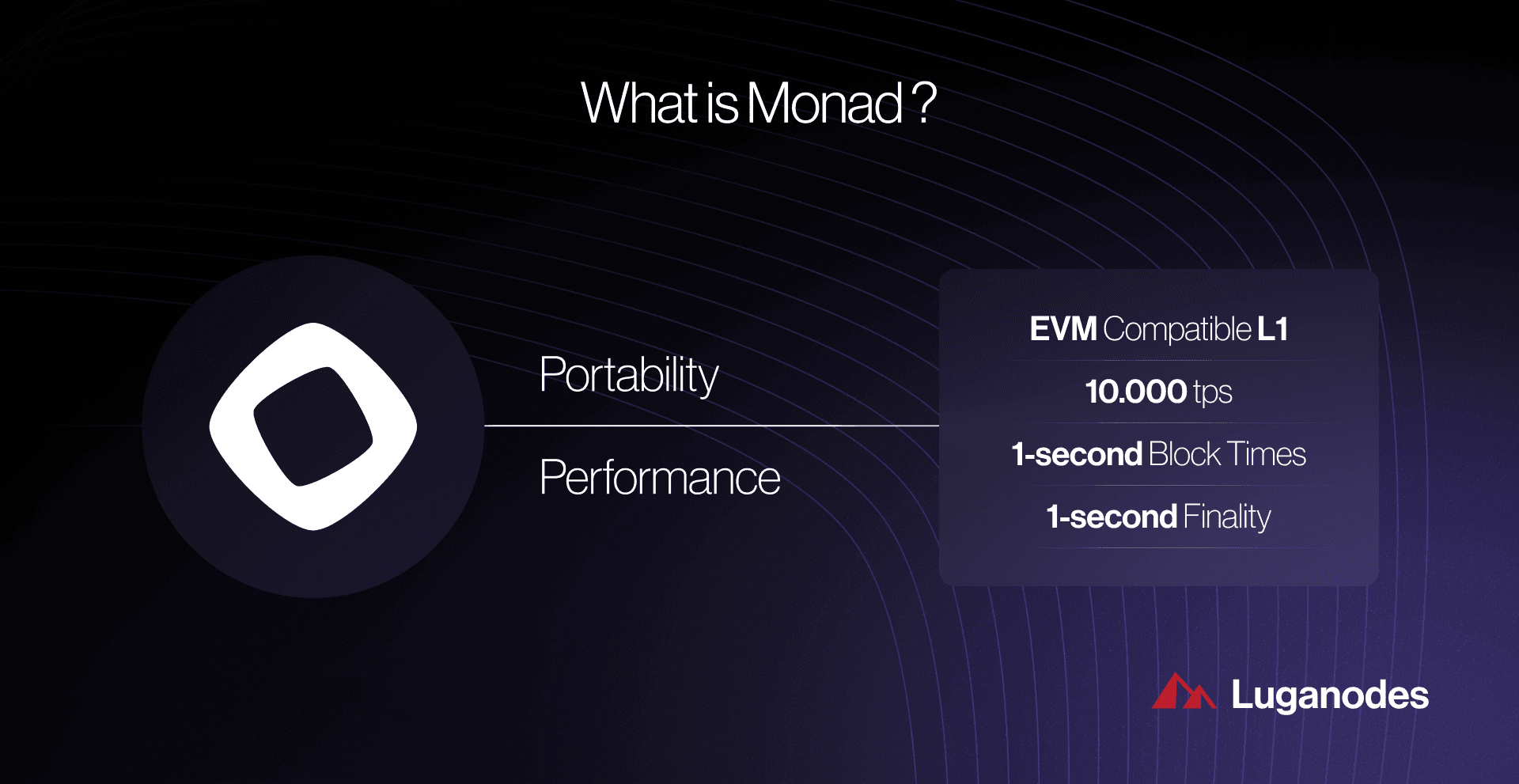 Monad blockchain consensus and execution separation
